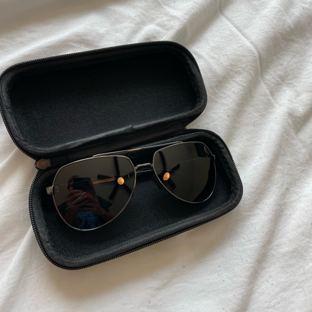 black sunglasses